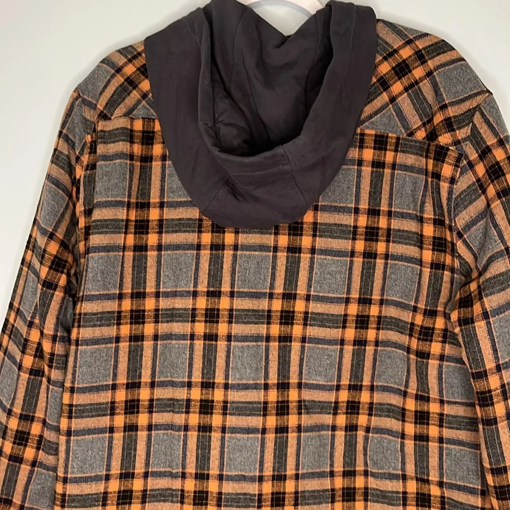 Men's flannel shirt jacket - Picture 3 of 3